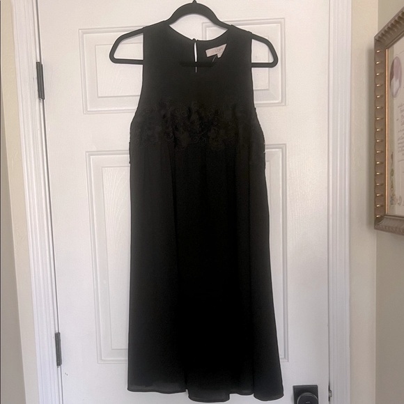 LOFT Elegant Black Sleeveless Dress - Picture 1 of 4